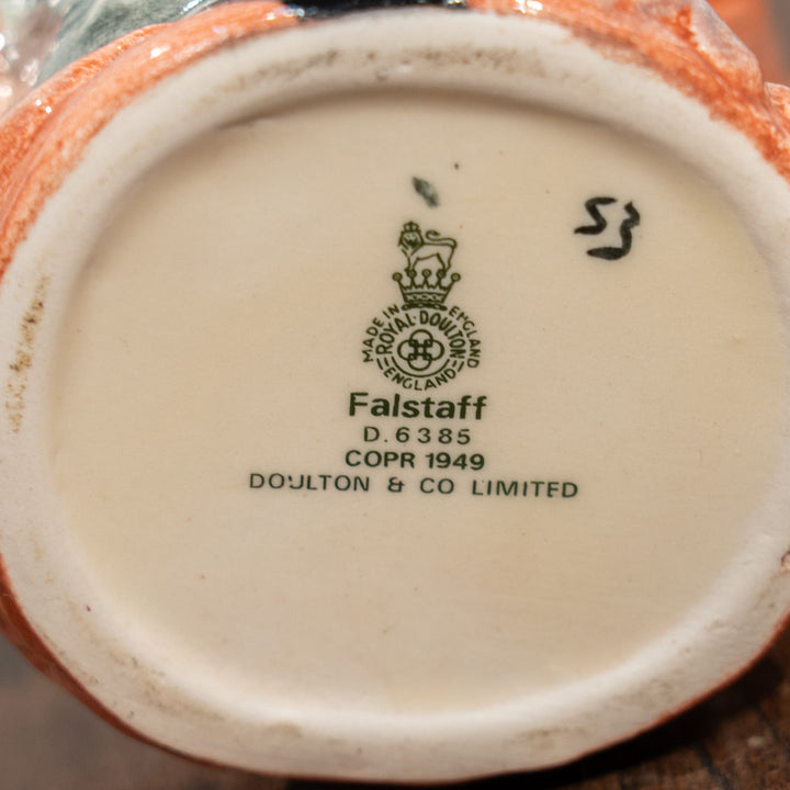 【ROYAL DOULTON ロイヤルドルトン Falstaff ファルスタッフ】キャラクタージャグ スモール /25L