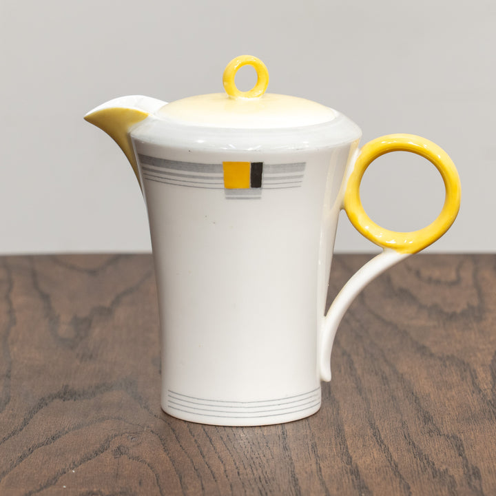 【Shelley シェリー】逆円錐のボディがスタイリッシュ アールデコスタイル ティーポット /25L