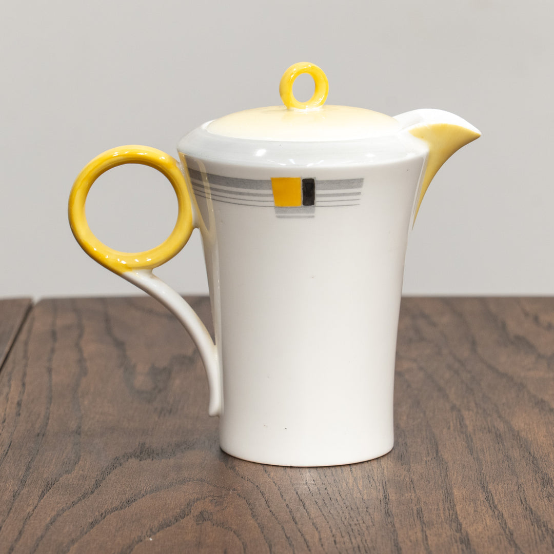 【Shelley シェリー】逆円錐のボディがスタイリッシュ アールデコスタイル ティーポット /25L