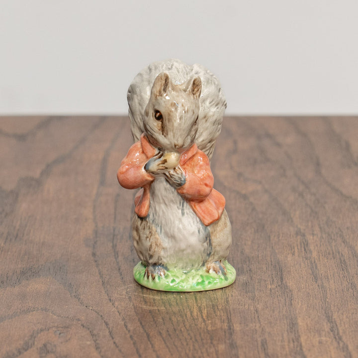 【BESWICK ベスウィック】リスのカルアシ・チミー ピンクジャケットパターン フィギュリン /25L-B