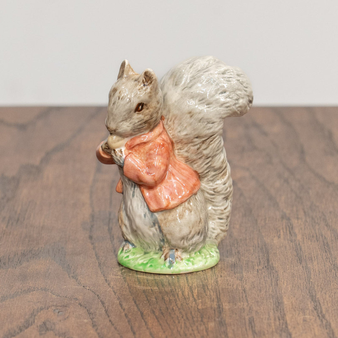 【BESWICK ベスウィック】リスのカルアシ・チミー ピンクジャケットパターン フィギュリン /25L-B
