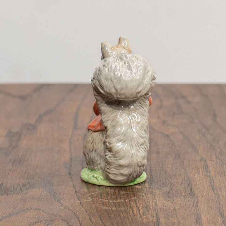 【BESWICK ベスウィック】リスのカルアシ・チミー ピンクジャケットパターン フィギュリン /25L-B