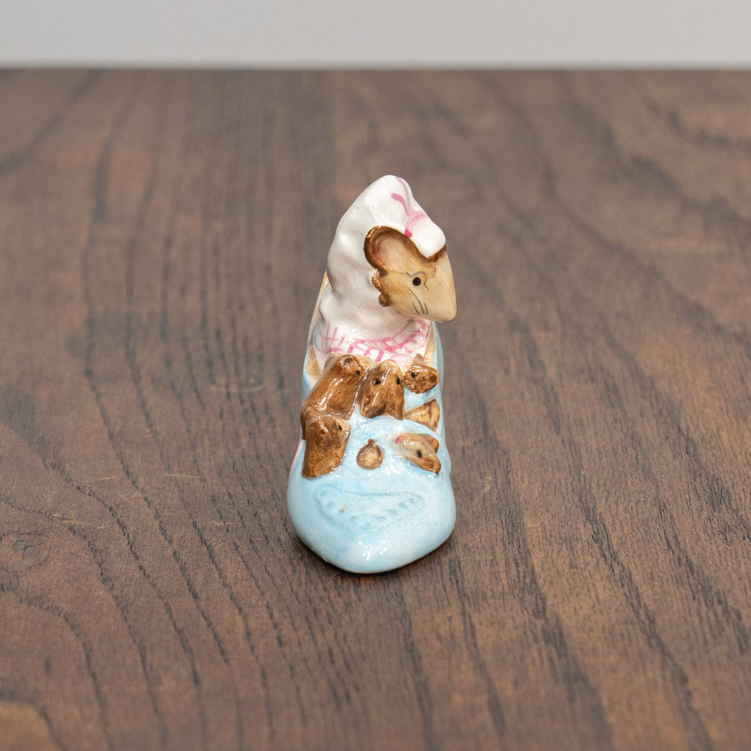 【BESWICK ベスウィック】靴の中に住んでいたねずみのおばあさん フィギュリン /25L-B