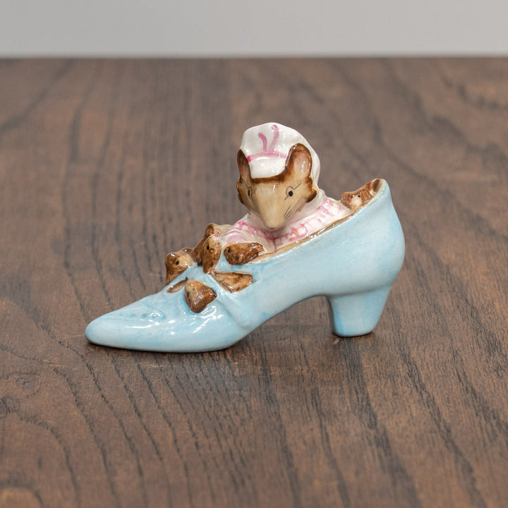 【BESWICK ベスウィック】靴の中に住んでいたねずみのおばあさん フィギュリン /25L-B