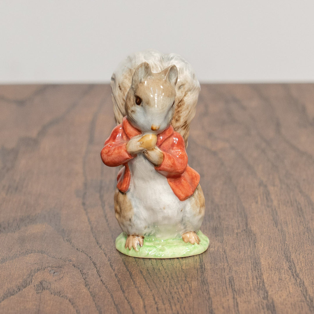 【BESWICK ベスウィック】リスのカルアシ・チミー 金文字スタンプ フィギュリン /25L-B