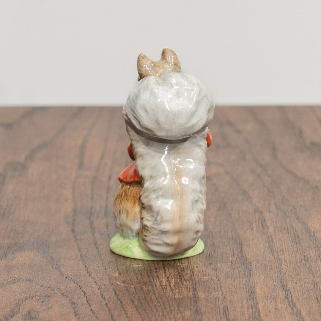 【BESWICK ベスウィック】リスのカルアシ・チミー 金文字スタンプ フィギュリン /25L-B
