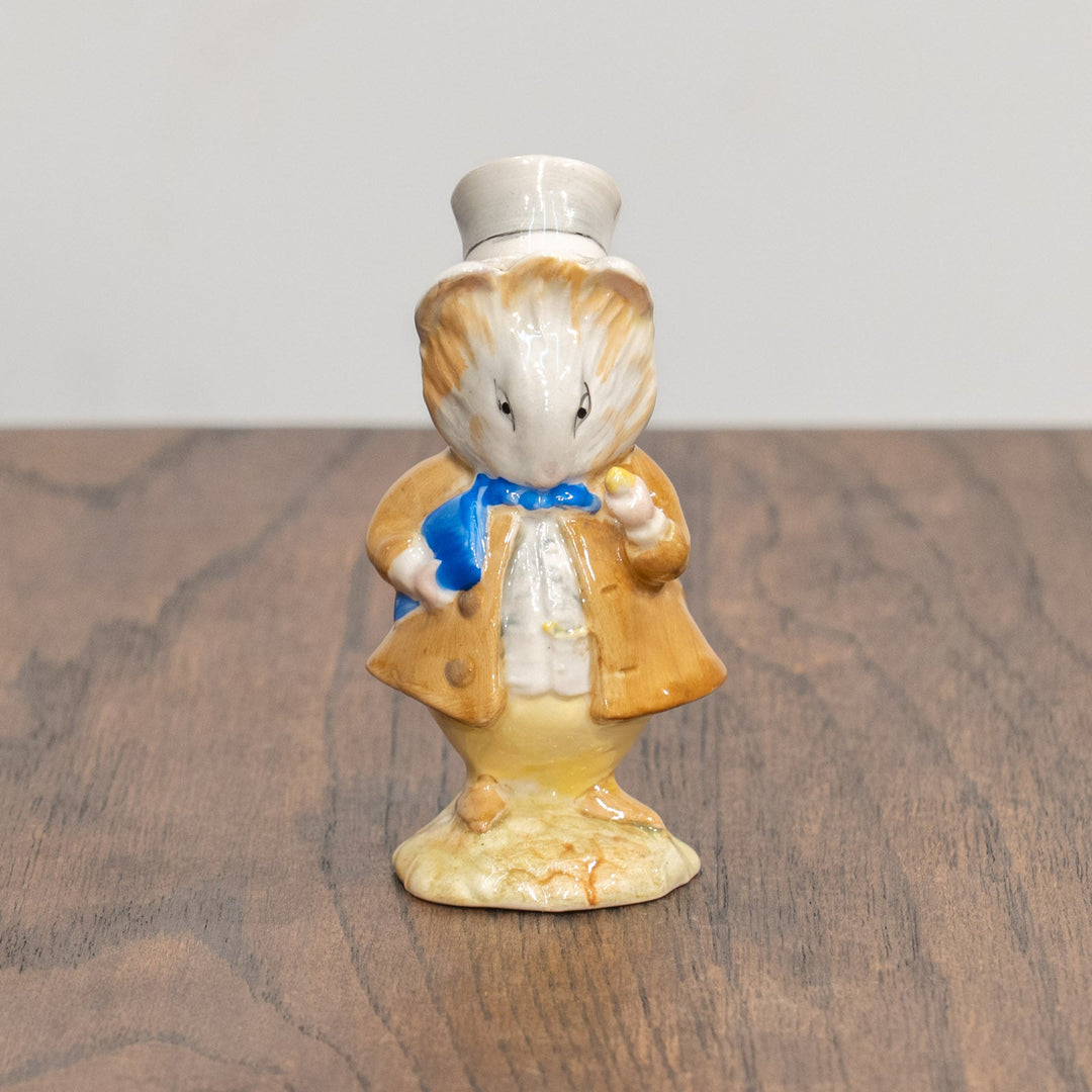 【BESWICK ベスウィック】おしゃれなてんじくねずみ ビアトリクス・ポター フィギュリン /25L