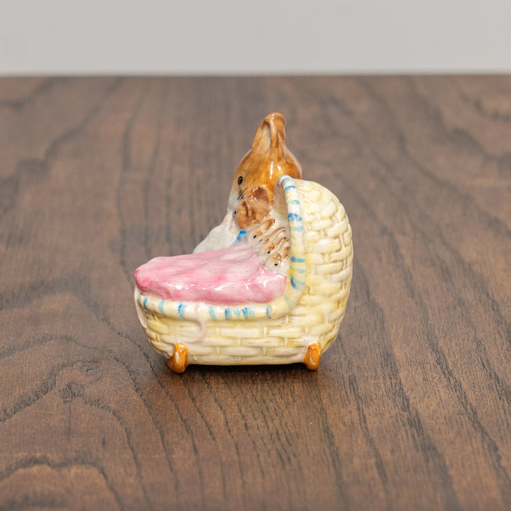 【BESWICK ベスウィック】ねずみのハンカ・マンカ 金文字スタンプ フィギュリン /25L-B