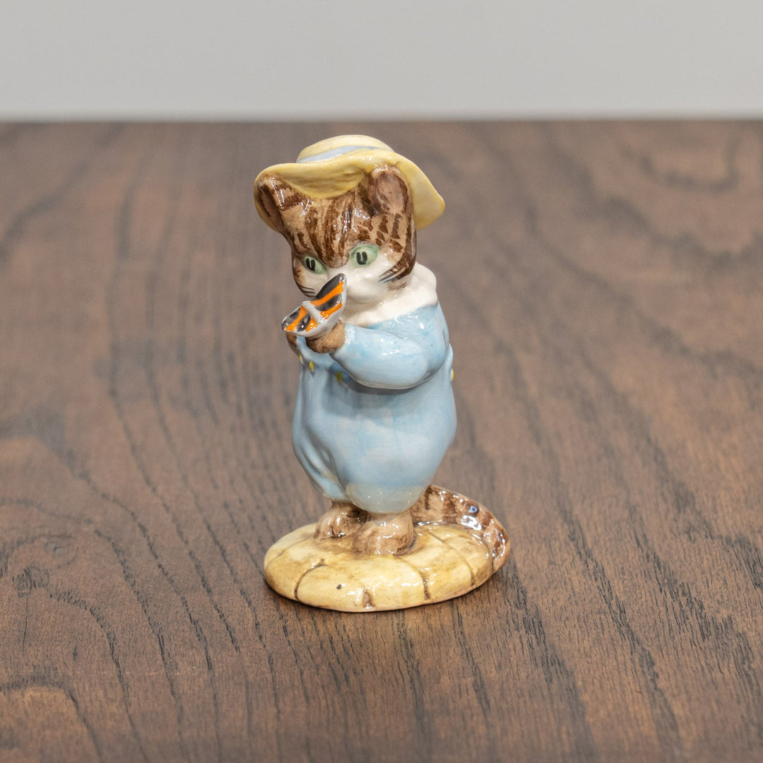 【BESWICK ベスウィック】こねこのトムとちょうちょ ROYAL ALBERTスタンプ ビアトリクス・ポター フィギュリン /25L