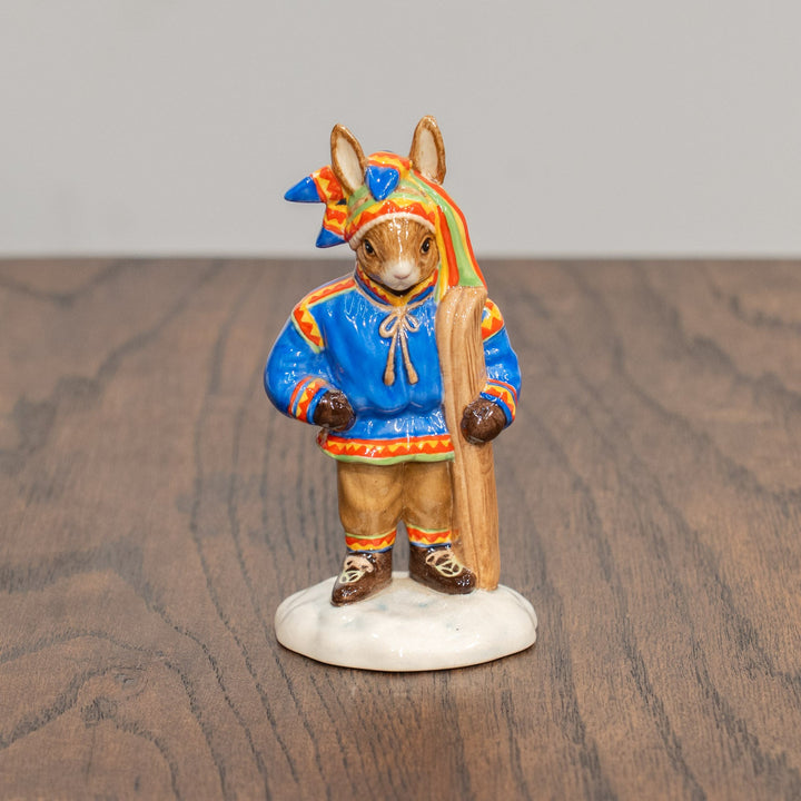 【ROYAL DOULTON ロイヤルドルトン Bunnykins バニキンズ】ウィンター・ラップランド 2004年限定レアモデル フィギュリン /25L