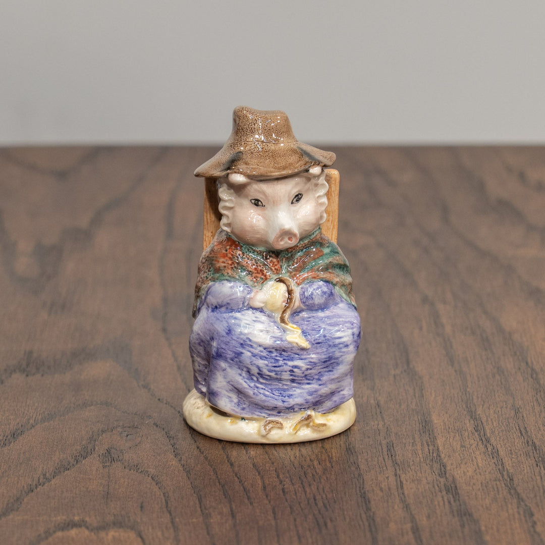 【BESWICK ベスウィック】何ももらえなかったこぶた ROYAL ALBERTスタンプ フィギュリン /25L