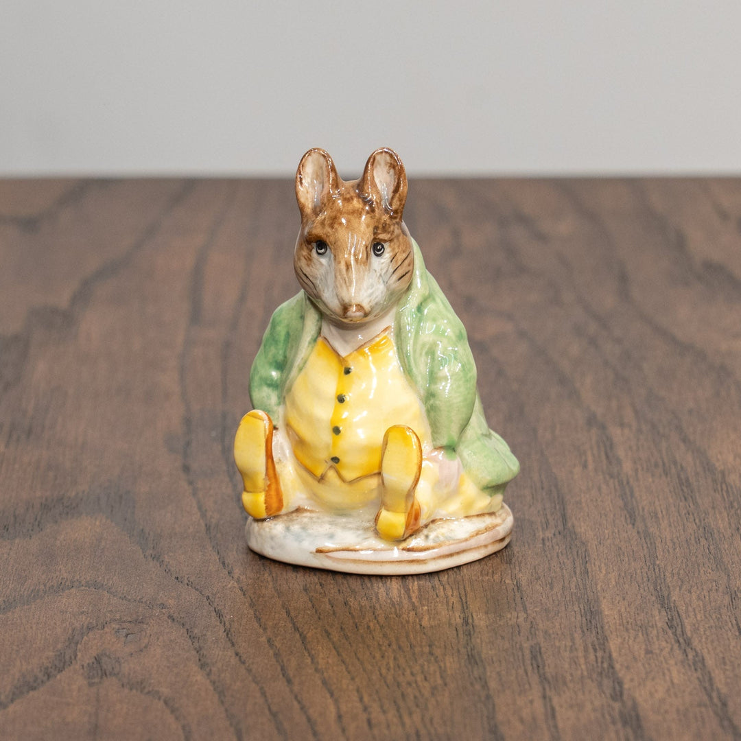 【BESWICK ベスウィック】ひげのサムエル ライトグリーンジャケットパターン フィギュリン /25L