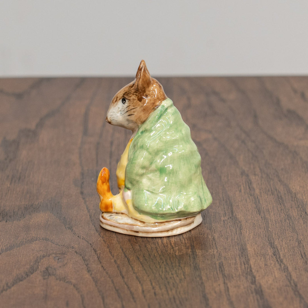 【BESWICK ベスウィック】ひげのサムエル ライトグリーンジャケットパターン フィギュリン /25L