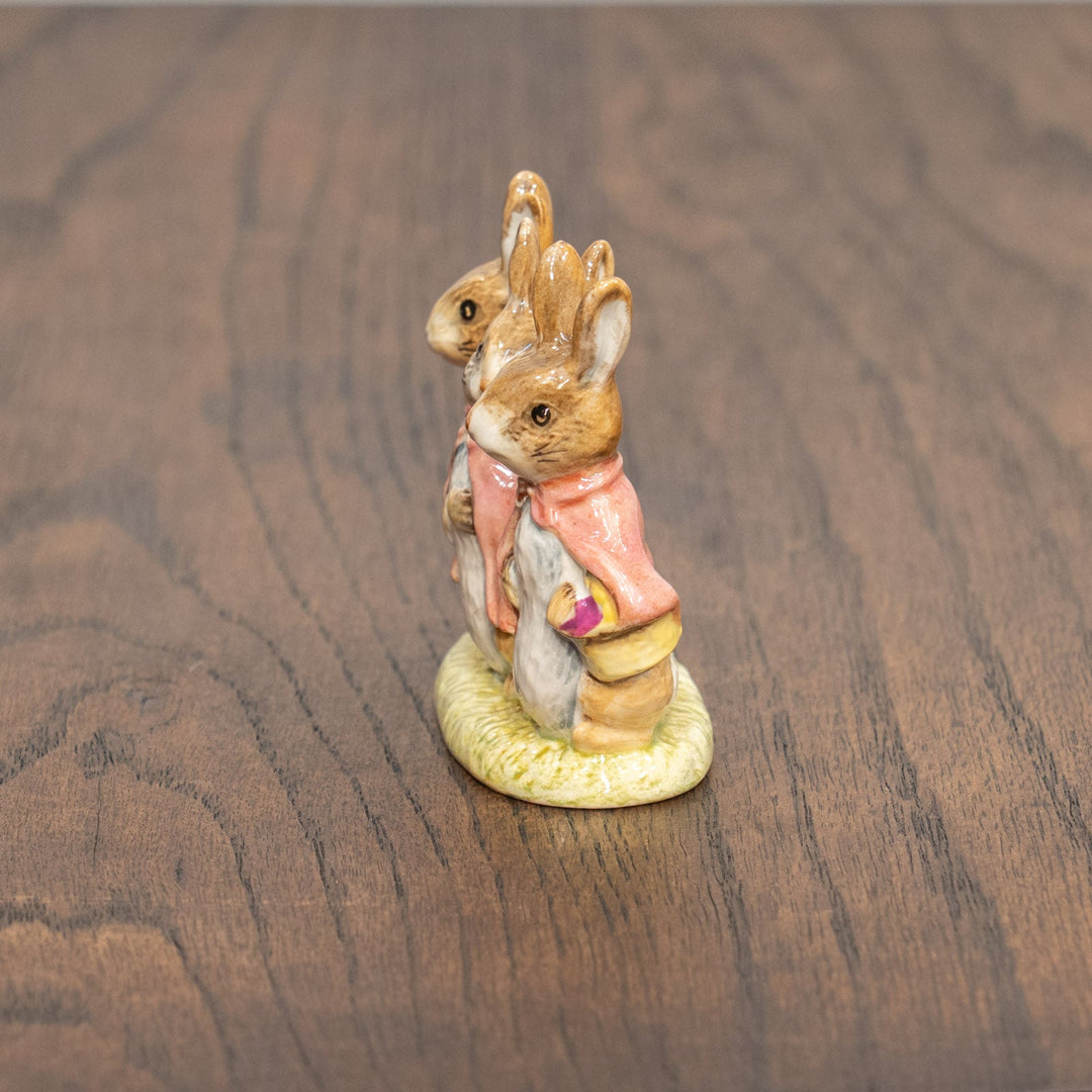 【BESWICK ベスウィック】穴掘り子うさぎ3姉妹 フィギュリン /25L-B