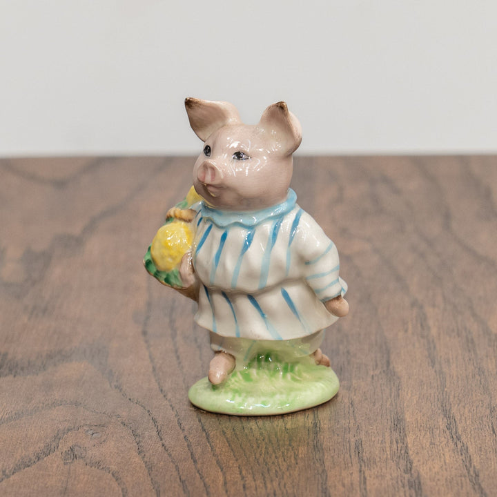 【BESWICK ベスウィック】こぶたのロビンソン ストライプパターン レアモデル フィギュリン /25L