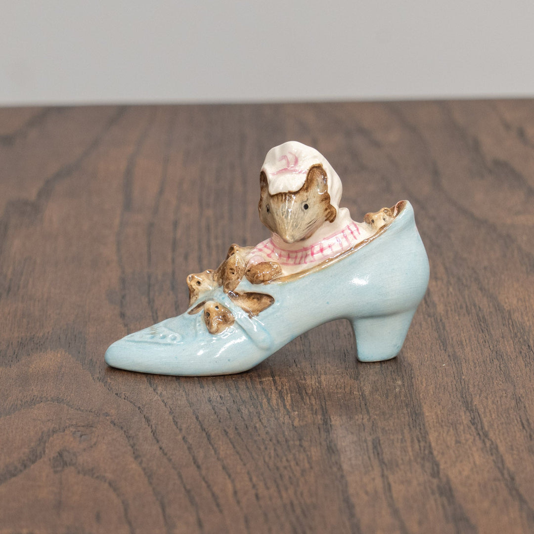 【BESWICK ベスウィック】靴の中に住んでいたねずみのおばあさん フィギュリン /25L-A