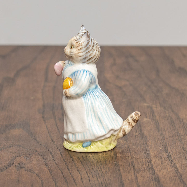 【BESWICK ベスウィック】こねこのタビタ・トウィッチット 金文字スタンプ フィギュリン /25L