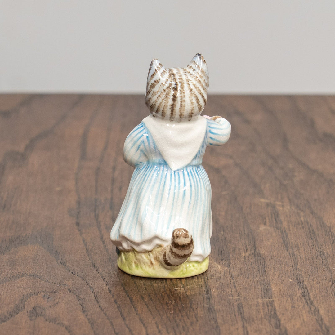 【BESWICK ベスウィック】こねこのタビタ・トウィッチット 金文字スタンプ フィギュリン /25L