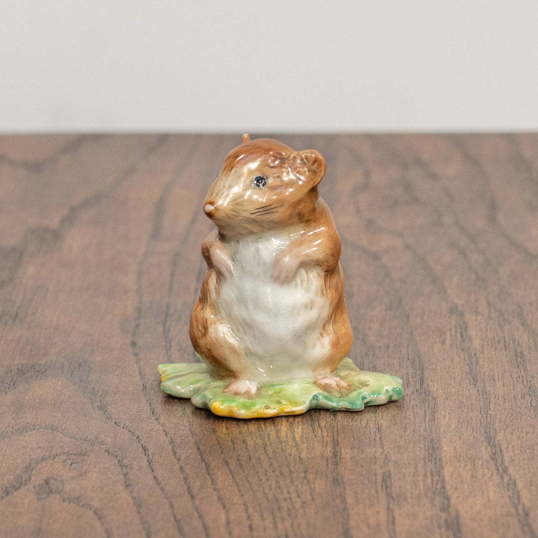 【BESWICK ベスウィック】まちねずみチミー・ウィリー 金文字スタンプ フィギュリン /25L