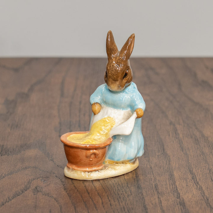 【BESWICK ベスウィック】うさぎのセシリ・パセリ 下向きパターン レアモデル フィギュリン /25L