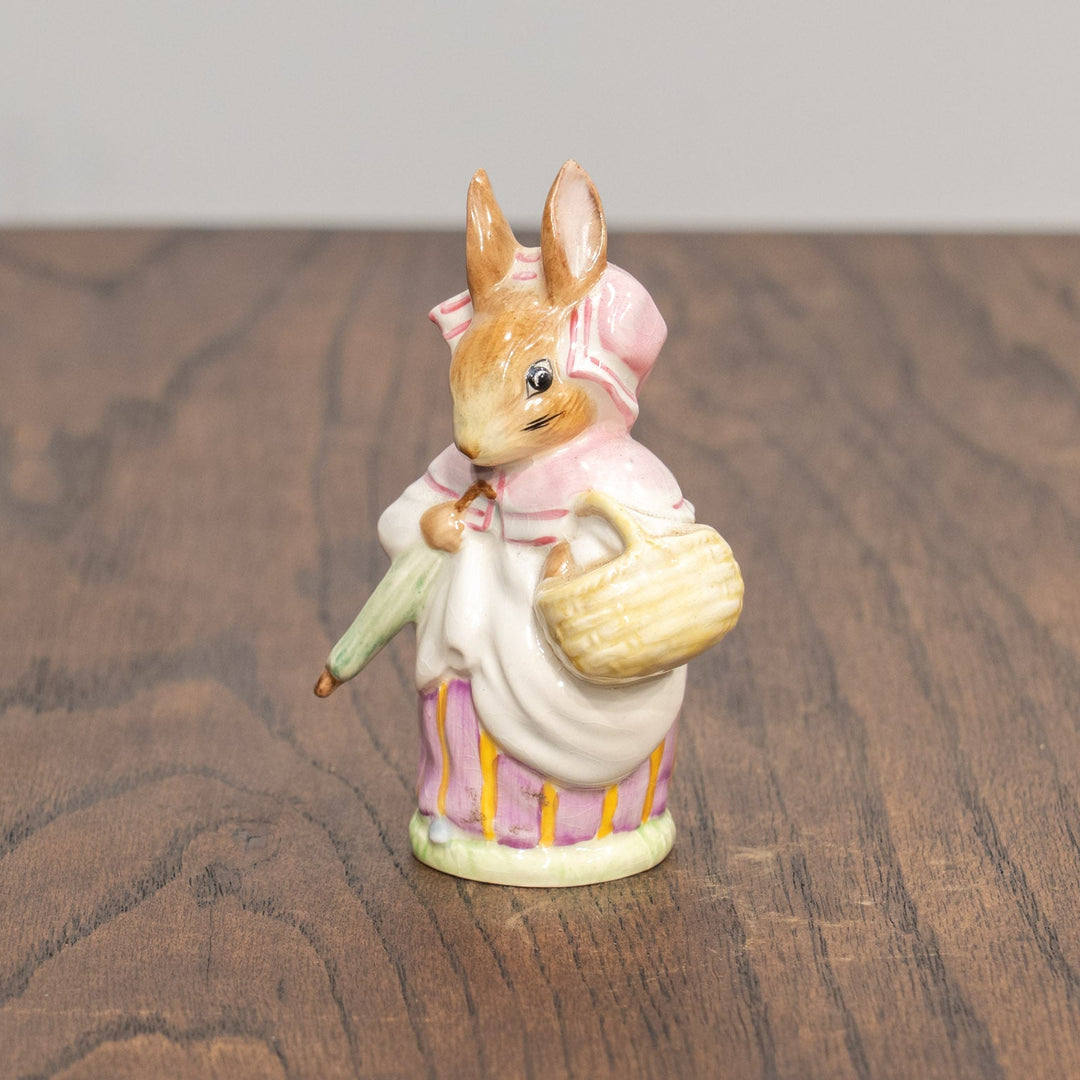 【BESWICK ベスウィック】ミセスラビット 金文字スタンプ フィギュリン /25L