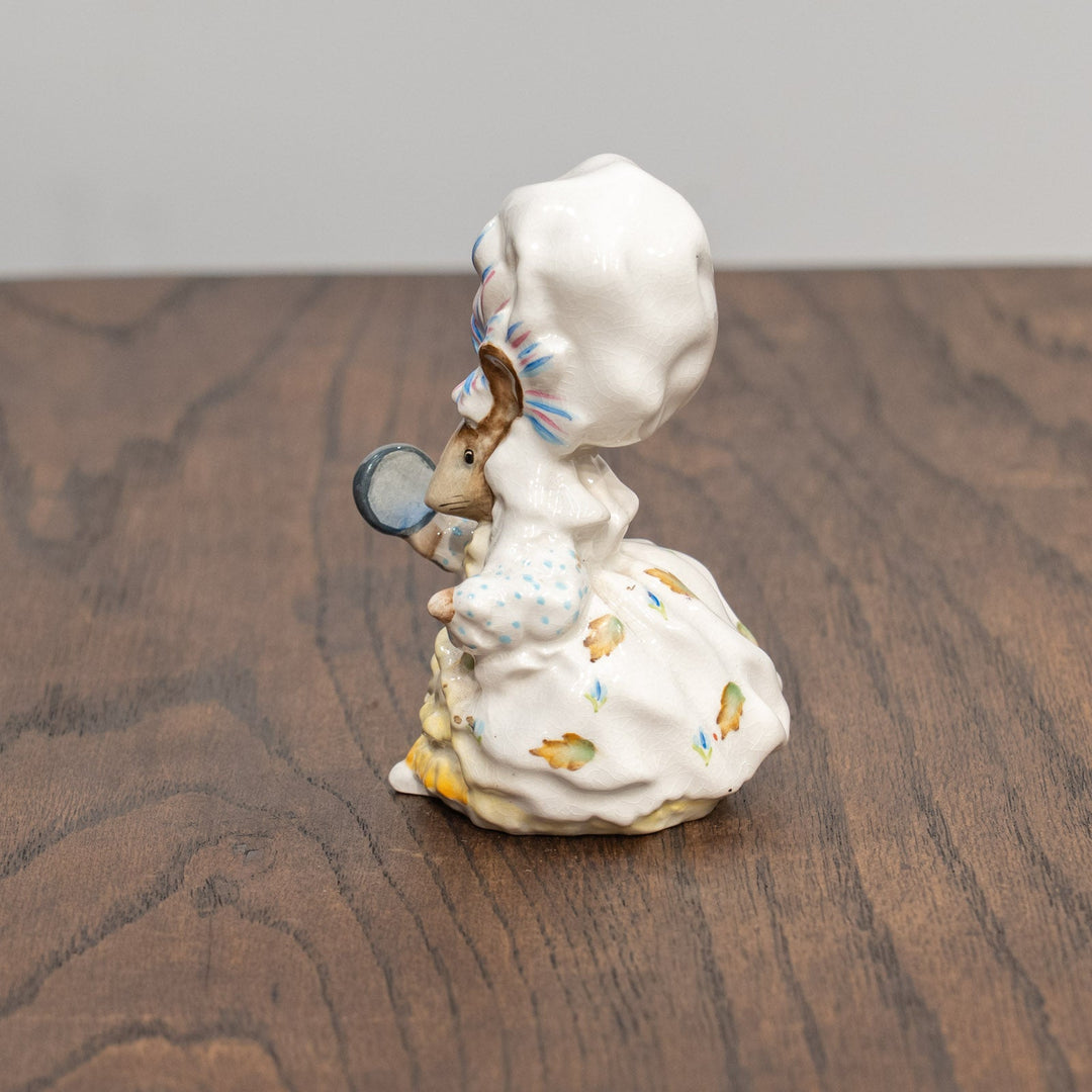 【BESWICK ベスウィック】グロースターの仕たて屋レディ・マウス 金文字スタンプ フィギュリン /25L