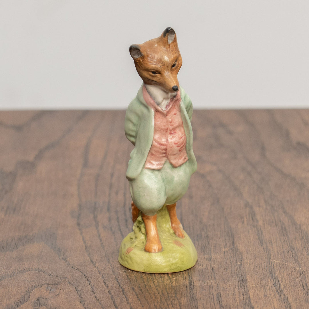 【BESWICK ベスウィック】きつねの紳士 サテンフィニッシュ レアモデル フィギュリン /25L