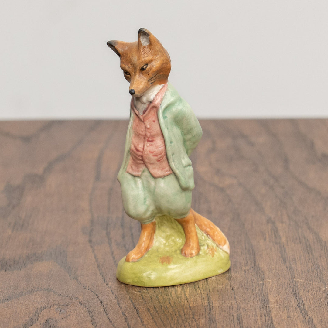 【BESWICK ベスウィック】きつねの紳士 サテンフィニッシュ レアモデル フィギュリン /25L