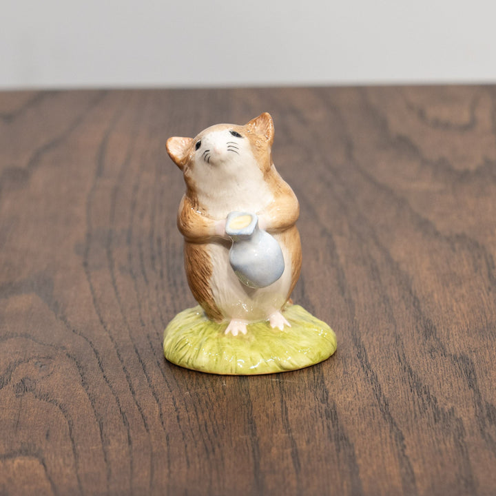 【BESWICK ベスウィック】ミルクを運ぶまちねずみチミー・ウィリー フィギュリン /25L