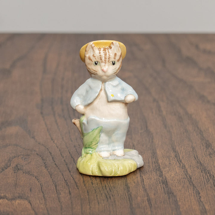 【BESWICK ベスウィック】こねこのトムのおはなし ロックガーデンのこねこのトム フィギュリン /25L