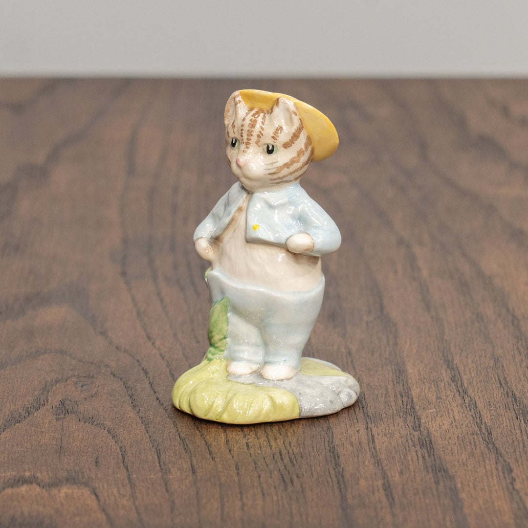【BESWICK ベスウィック】こねこのトムのおはなし ロックガーデンのこねこのトム フィギュリン /25L