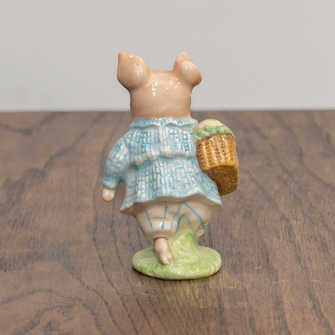 【BESWICK ベスウィック】こぶたのロビンソン チェックパターン フィギュリン /25L
