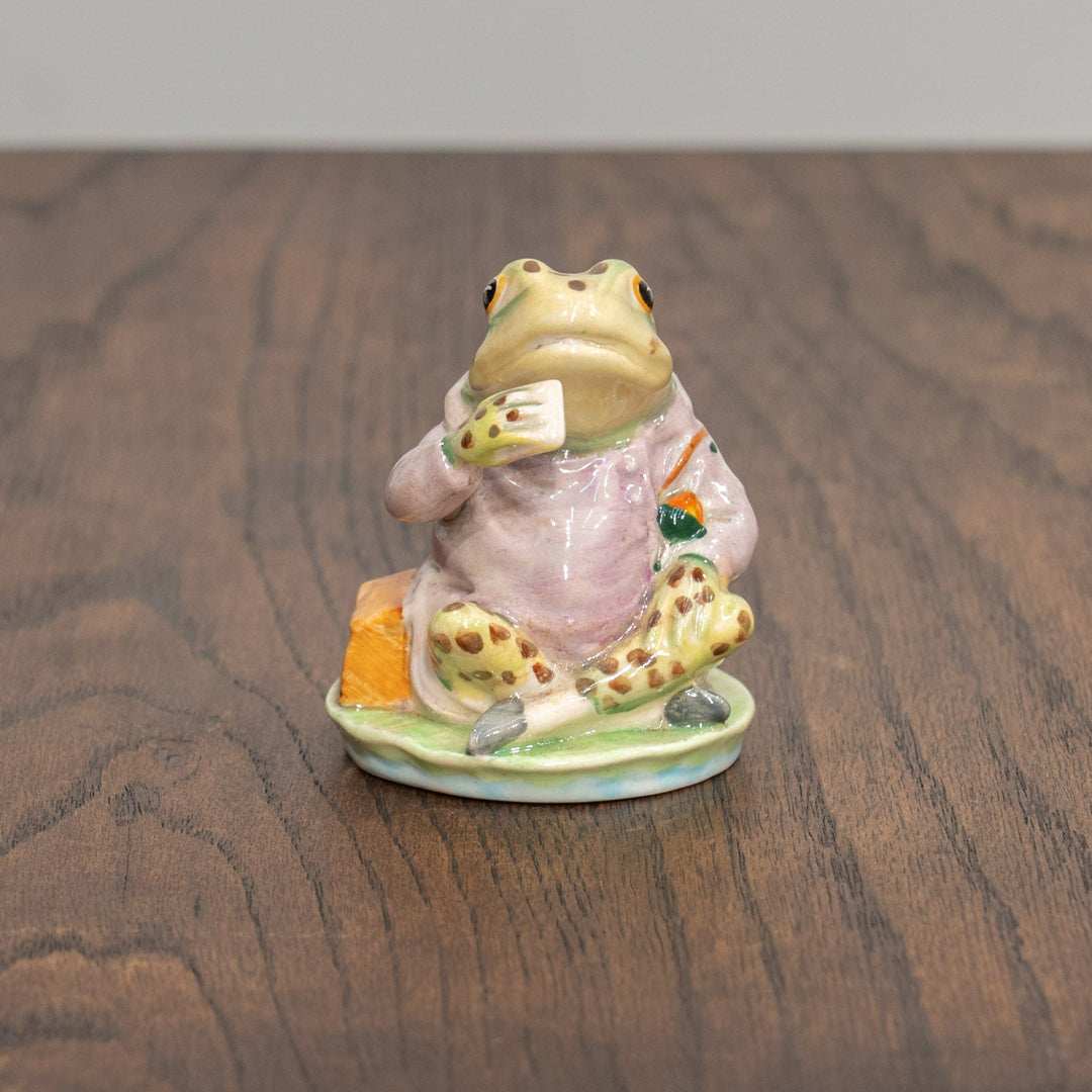【BESWICK ベスウィック】ジェレミー・フィッシャーどんのおはなし 斑点脚パターン レアモデル フィギュリン /25L