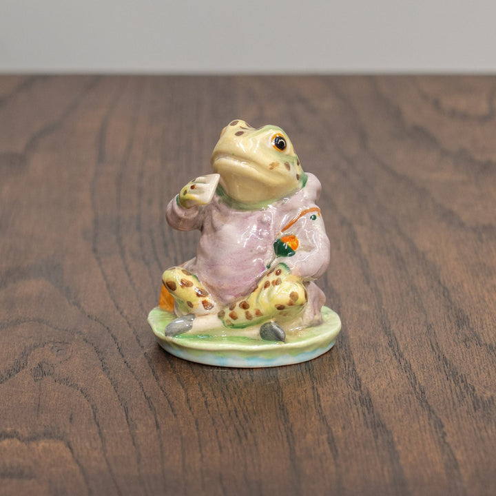 【BESWICK ベスウィック】ジェレミー・フィッシャーどんのおはなし 斑点脚パターン レアモデル フィギュリン /25L
