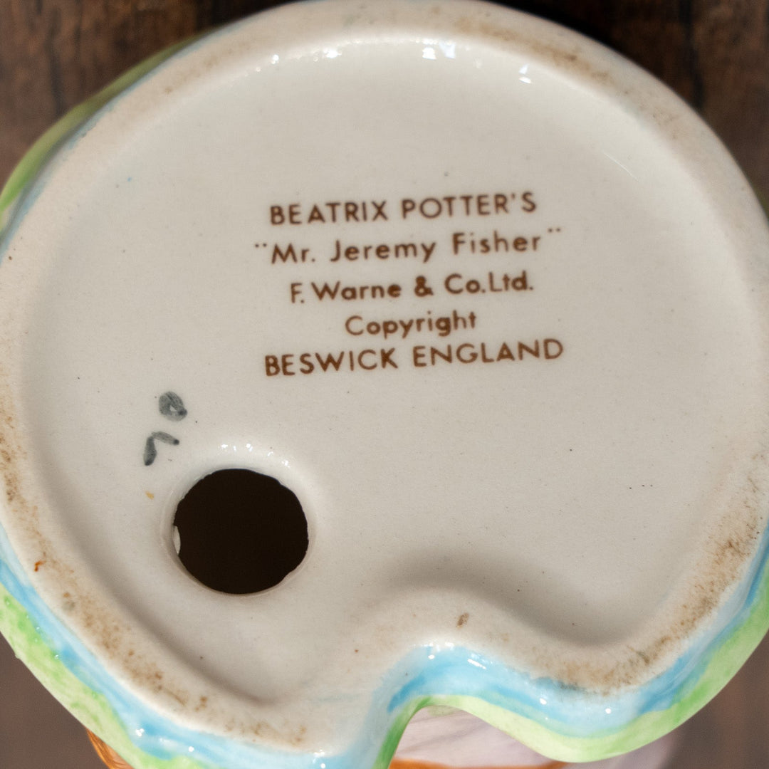 【BESWICK ベスウィック】ジェレミー・フィッシャーどんのおはなし 斑点脚パターン レアモデル フィギュリン /25L