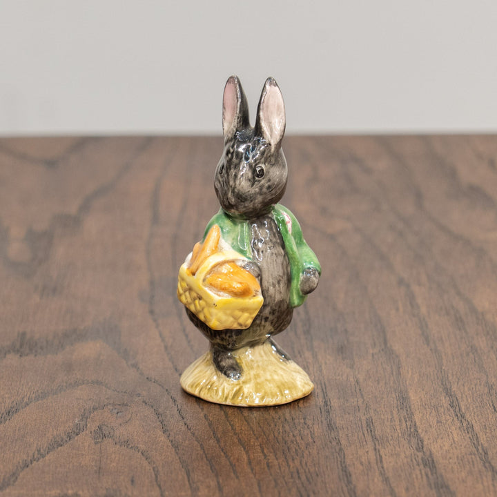【BESWICK ベスウィック】アプリィ・ダプリィのわらべうた リトル・ブラック・ラビット フィギュリン /25L