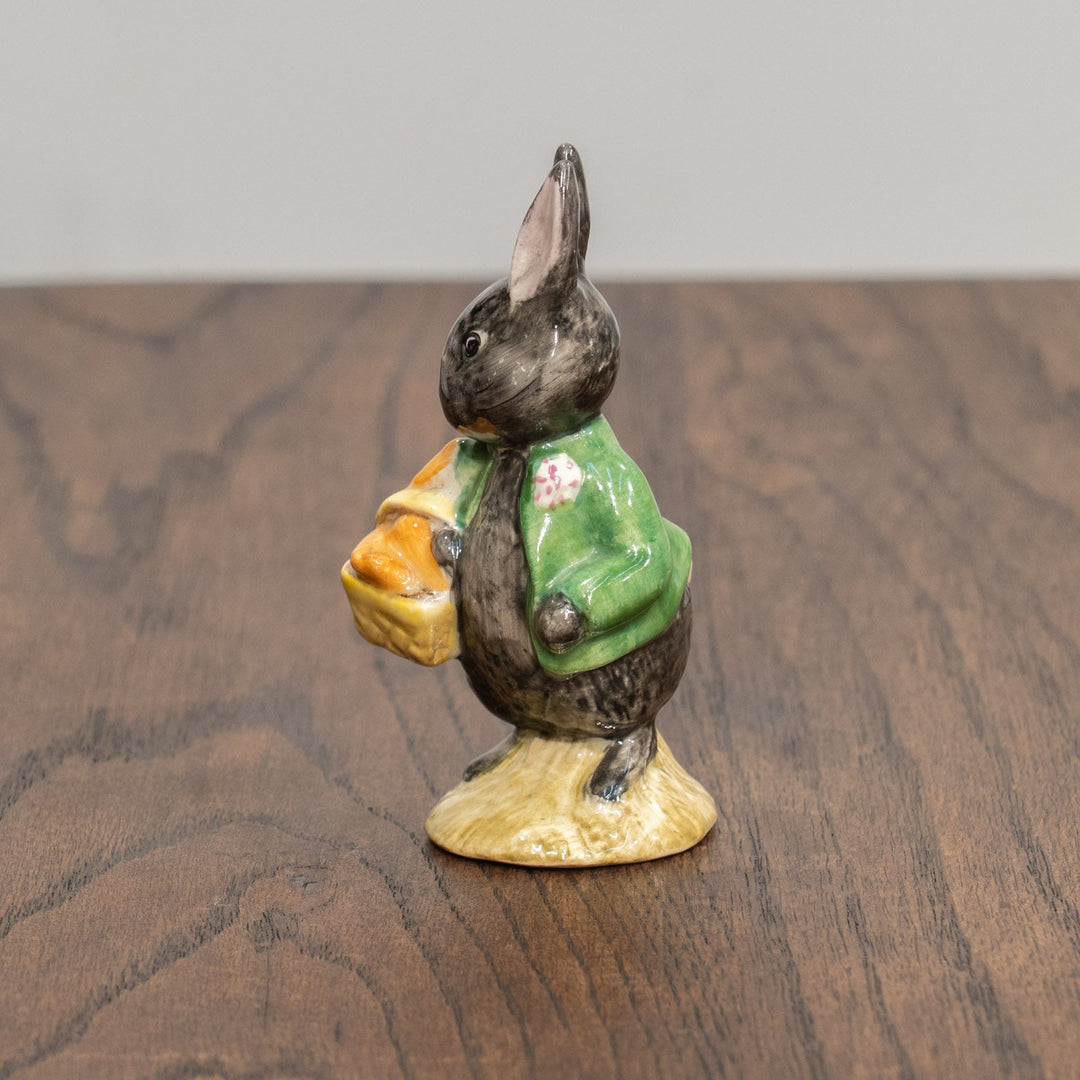 【BESWICK ベスウィック】アプリィ・ダプリィのわらべうた リトル・ブラック・ラビット フィギュリン /25L