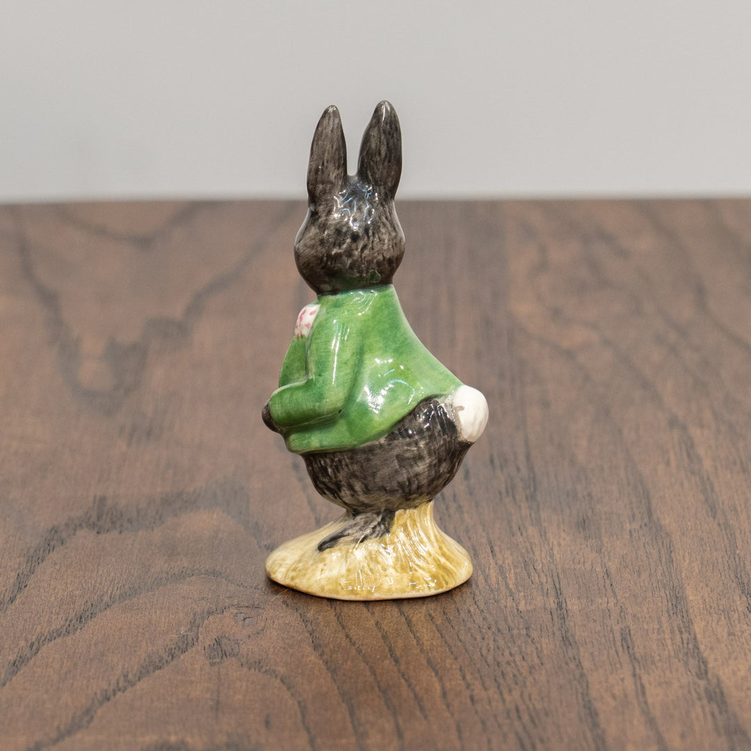 【BESWICK ベスウィック】アプリィ・ダプリィのわらべうた リトル・ブラック・ラビット フィギュリン /25L