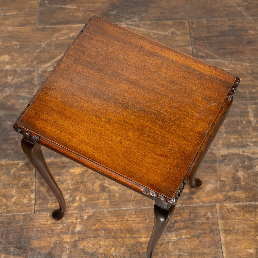 ウォールナット カブリオールレッグ オケージョナルテーブル /25L-1