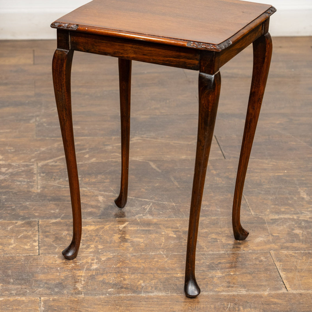 ウォールナット カブリオールレッグ オケージョナルテーブル /25L-1