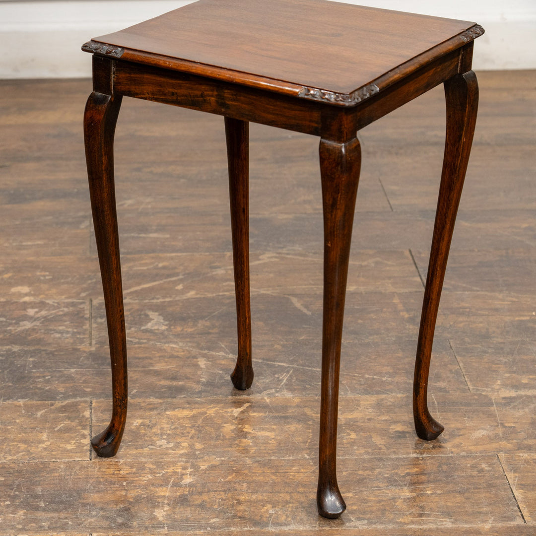 ウォールナット カブリオールレッグ オケージョナルテーブル /25L-2