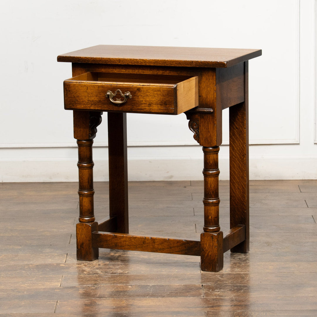 オーク 引き出し付き オケージョナルテーブル /25L