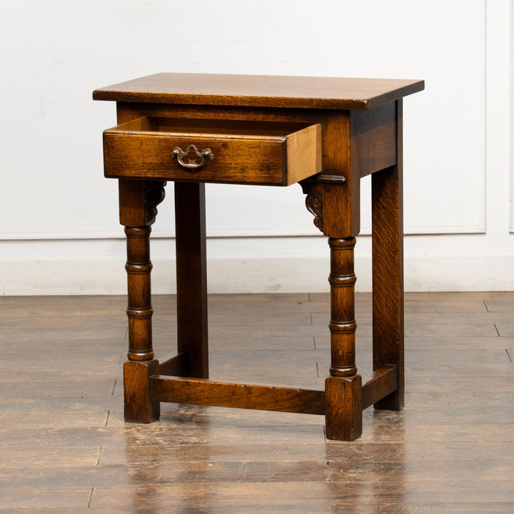 オーク 引き出し付き オケージョナルテーブル /25L