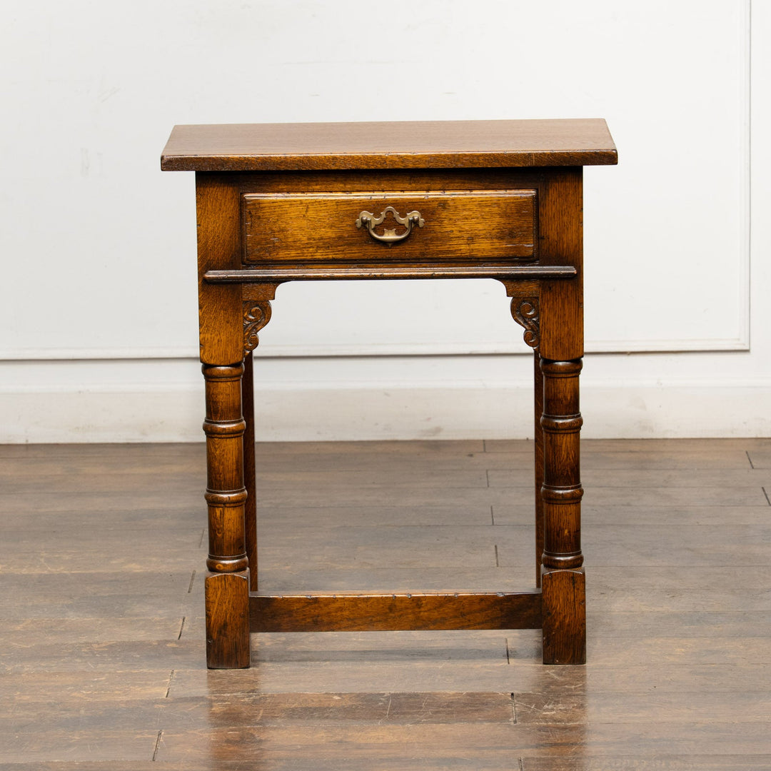 オーク 引き出し付き オケージョナルテーブル /25L