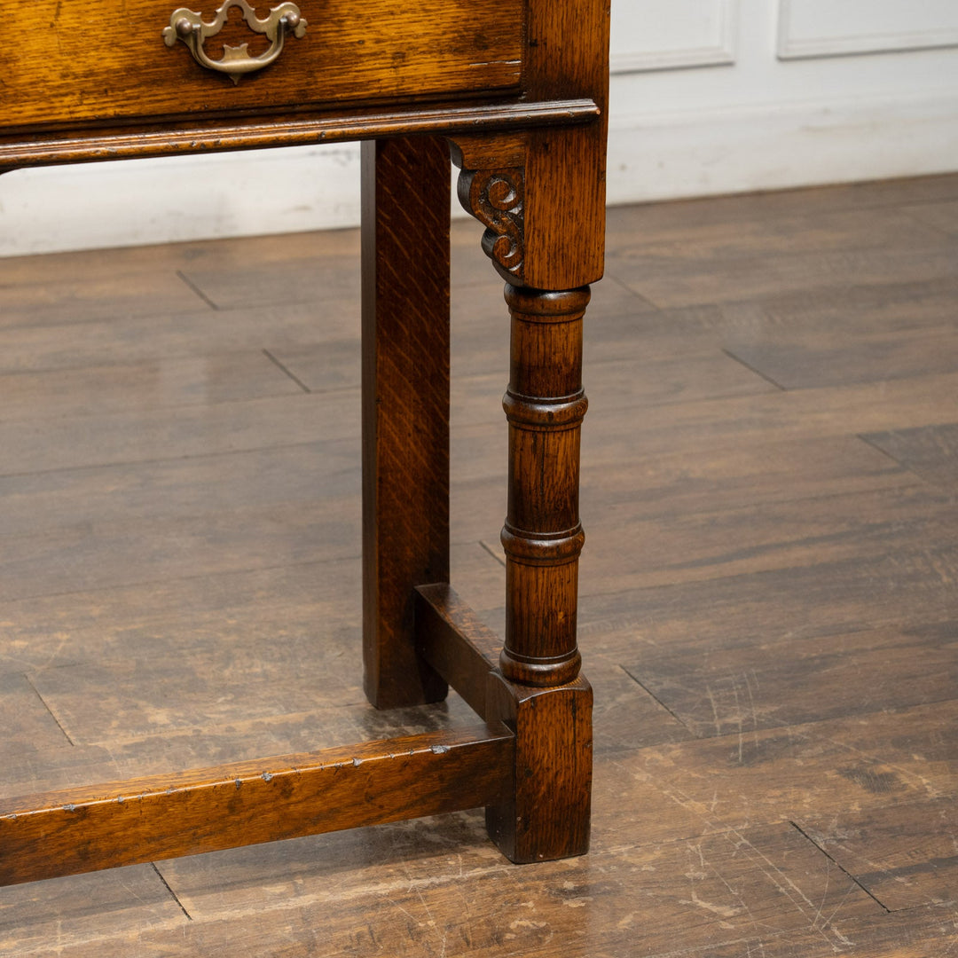 オーク 引き出し付き オケージョナルテーブル /25L