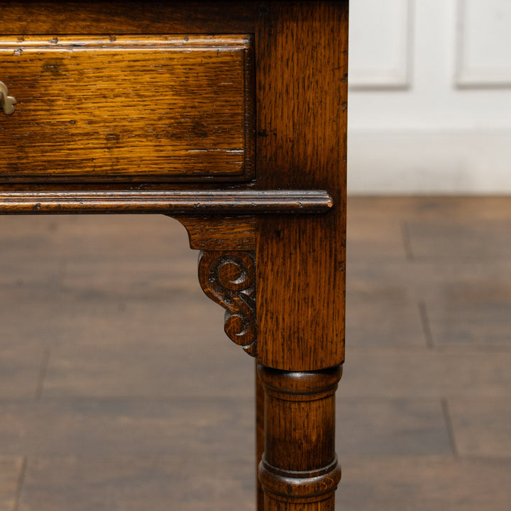 オーク 引き出し付き オケージョナルテーブル /25L