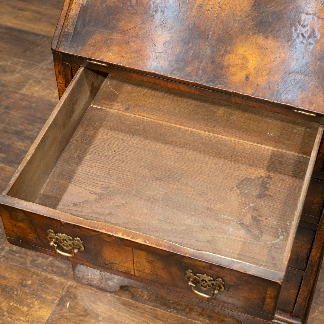 ウォールナット ミラー扉 ビューローブックケース /25L