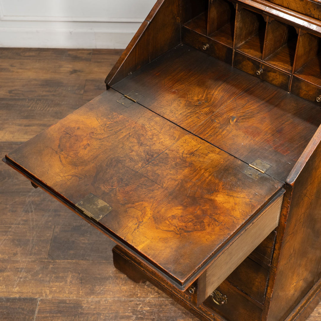 ウォールナット ミラー扉 ビューローブックケース /25L