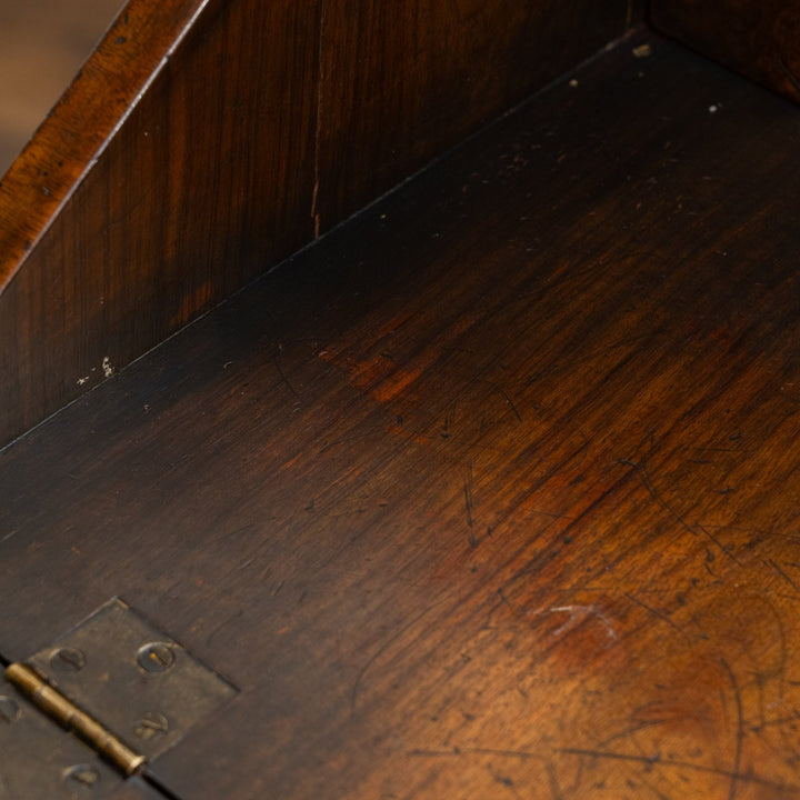 ウォールナット ミラー扉 ビューローブックケース /25L