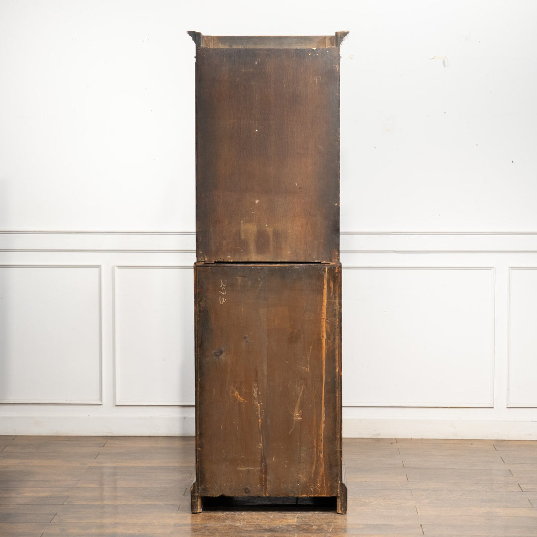 ウォールナット ミラー扉 ビューローブックケース /25L